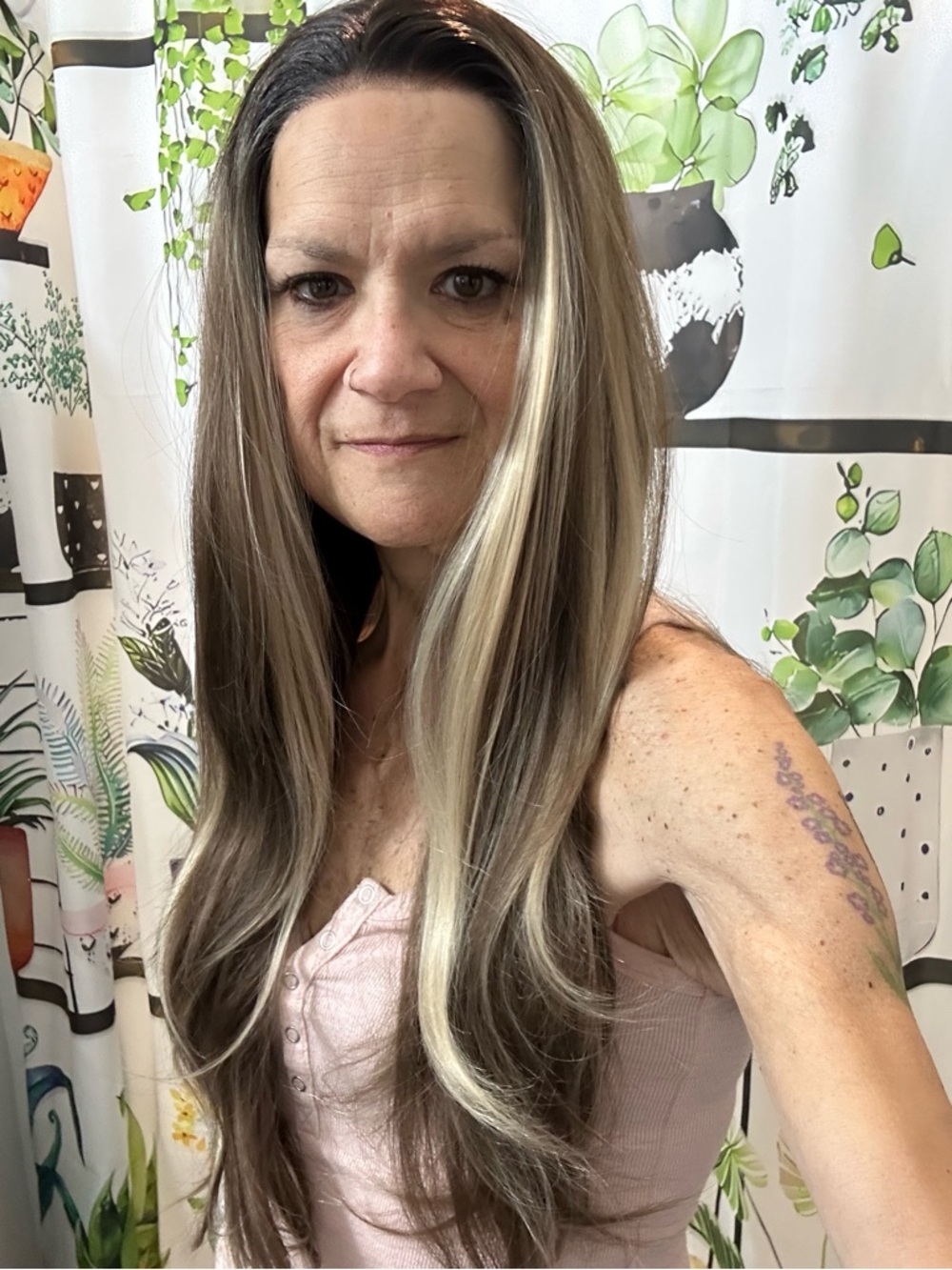 CSC Blair in Standard 
Light brunette with ash blonde highlights